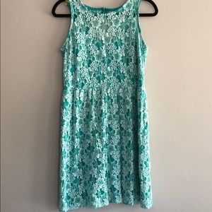 Sleeveless lace dress -size 12